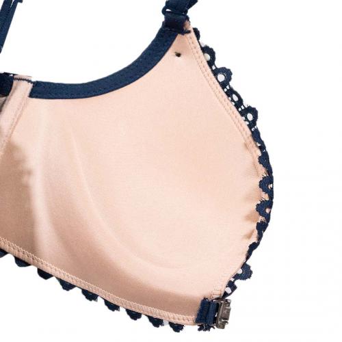 French style cross back beautiful back without steel ring sexy front button underwear