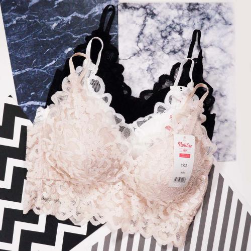 French sexy three-dimensional fixed cup without steel ring underwear