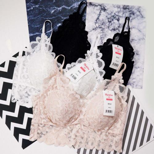 French sexy three-dimensional fixed cup without steel ring underwear