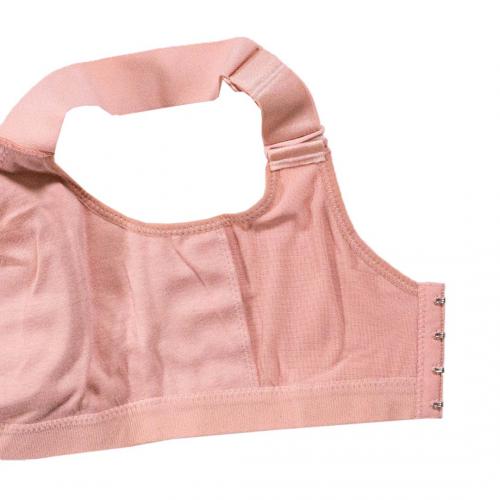 Front pull and back buckle flexible adjustment multifunctional non steel ring underwear - can hold breast milk