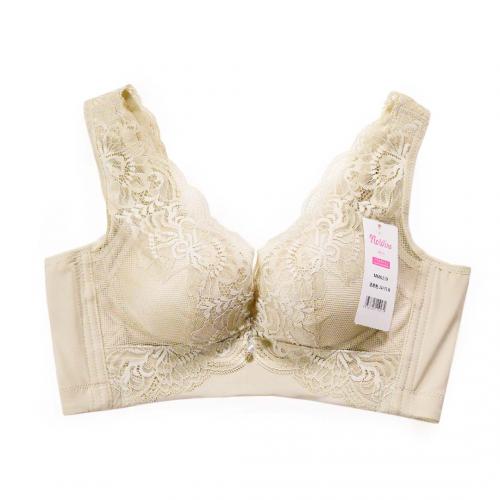 Sexy lace peacock magnetic sliding cup without steel ring, gathering and collecting accessory breasts, anti sagging adjustable underwear