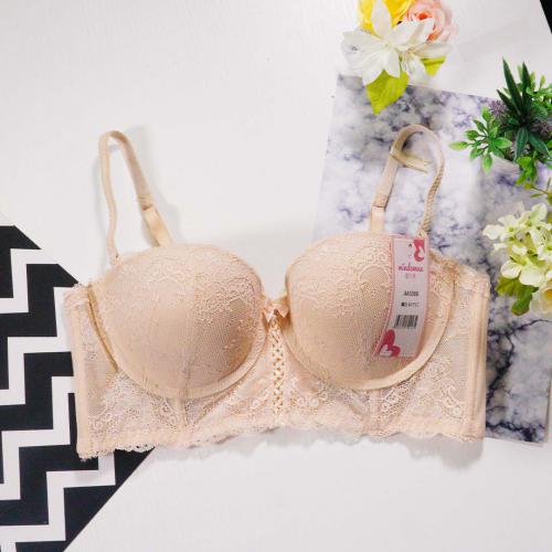 Five row buckle sexy lace hollow out gathering comfortable top thin bottom thick with steel ring underwear