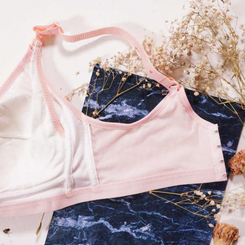 Mommy's favorite, pure cotton convenient nursing underwear with open buttons