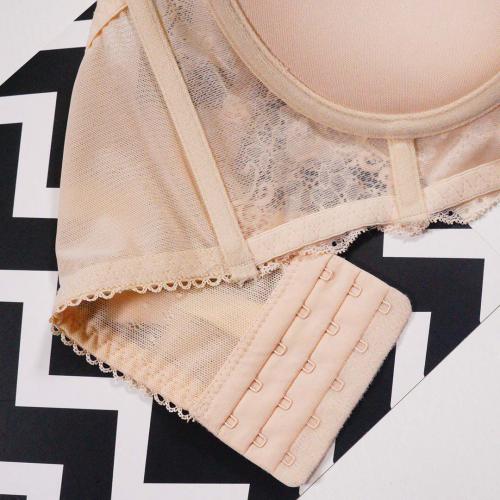 Five row buckle sexy lace hollow out gathering comfortable top thin bottom thick with steel ring underwear