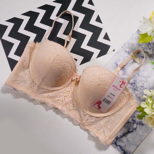 Five row buckle sexy lace hollow out gathering comfortable top thin bottom thick with steel ring underwear