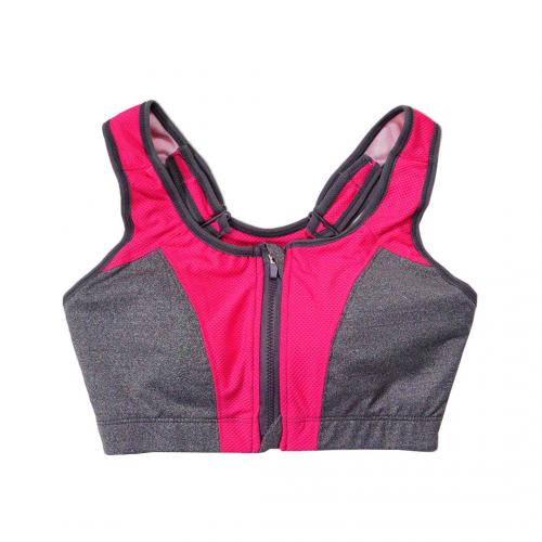 Latest edge wrapped professional high-strength gathering shock-absorbing bra without steel ring inner cup sports bra
