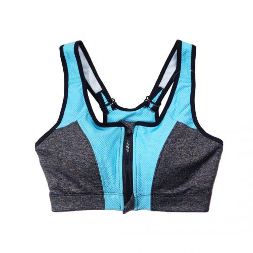Latest edge wrapped professional high-strength gathering shock-absorbing bra without steel ring inner cup sports bra