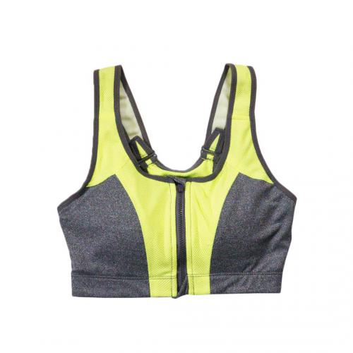 Latest edge wrapped professional high-strength gathering shock-absorbing bra without steel ring inner cup sports bra