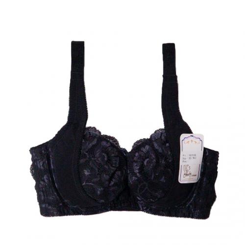 9619BK - Adjusting Bra Single Three Row Button Underwear