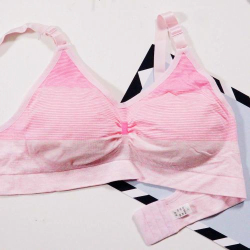 Taiwan Patent Health Breathable Cup - Breathable Small Fresh Steel Ring Free Sports Underwear 4-piece Set [2019 New Color]