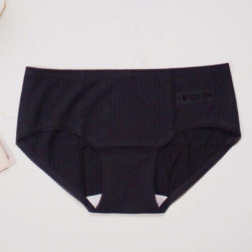 100% cotton antibacterial and traceless mid waist, hip lifting, skin friendly, breathable threaded underwear