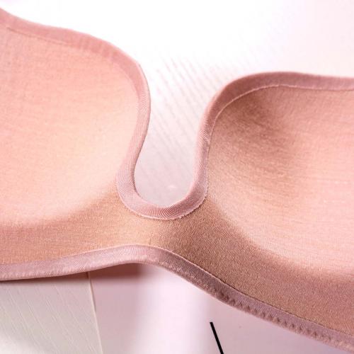 Non marking, non steel ring one-piece deep V-gathered underwear - two row buckle