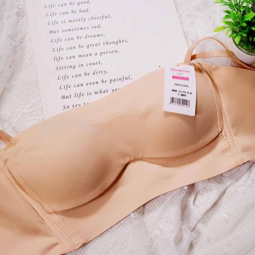 Summer thin invisible anti slip strapless bra with no trace or shoulder strap