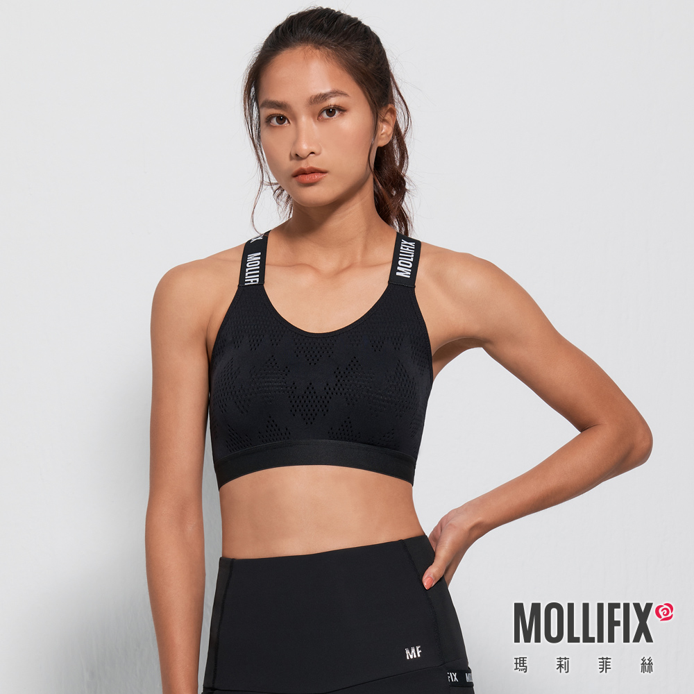 【MOLLIFIX】A++交叉可調肩帶呼吸BRA