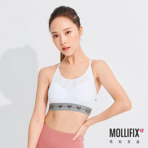 MOLLIFIX Pixel Art A++minimalist slim shoulder strap comfortable BRA