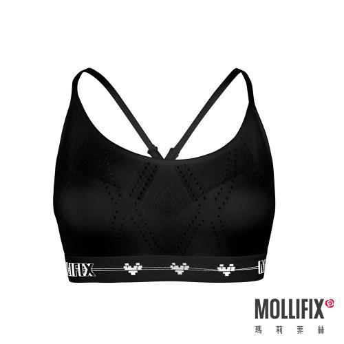 MOLLIFIX Pixel Art A++minimalist slim shoulder strap comfortable BRA