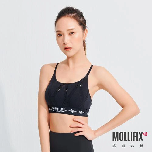 MOLLIFIX Pixel Art A++minimalist slim shoulder strap comfortable BRA