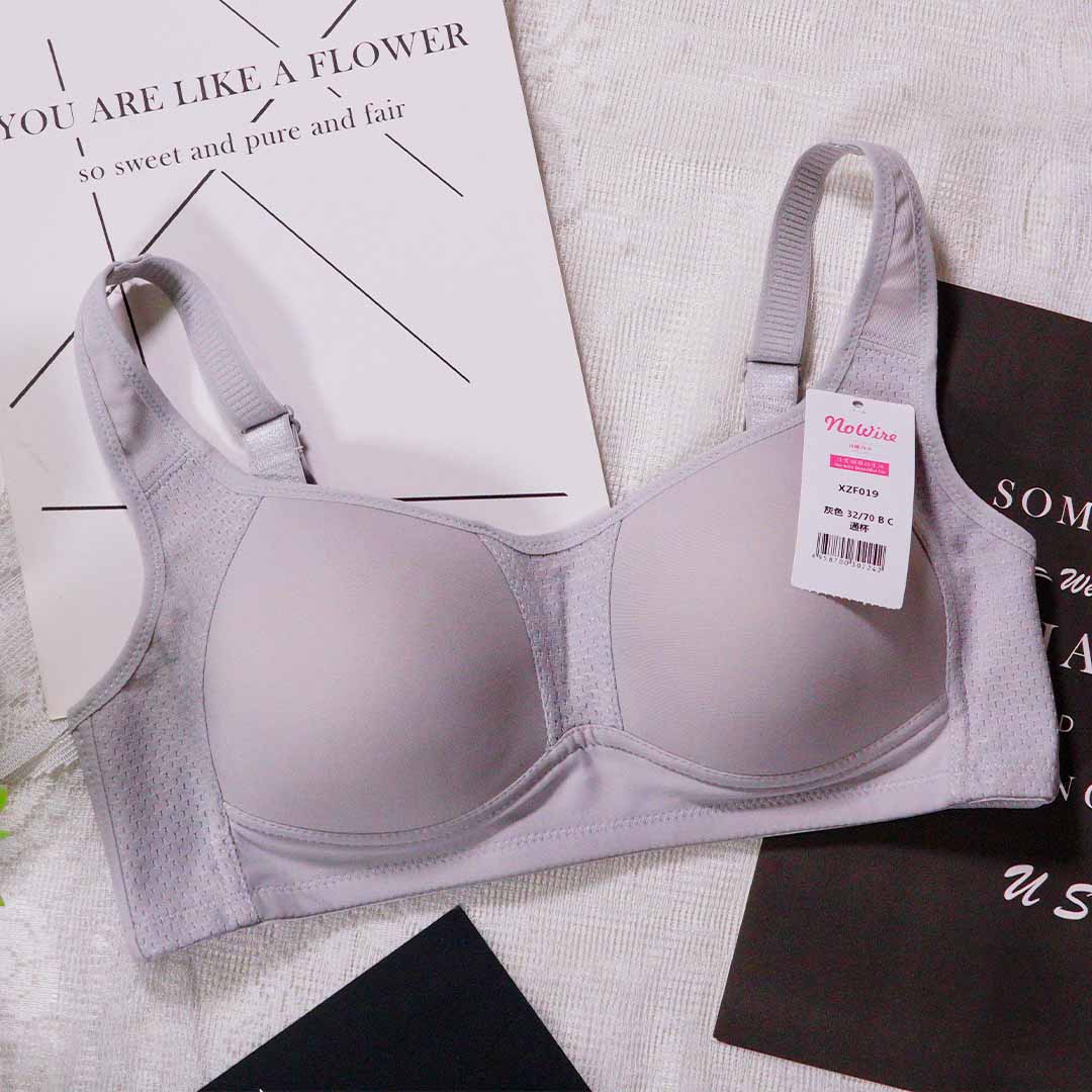 Comfortable and breathable thin non steel ring T-shirt BRA-D cup for spring and summer