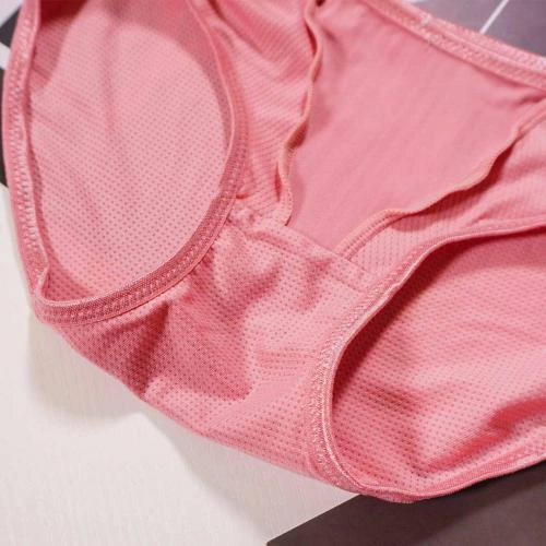 【涼感咖啡紗】素色低脊心無痕T bra 配套內褲