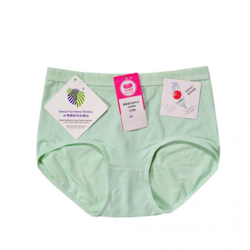 Cooling nano moisture wicking fiber flat underwear