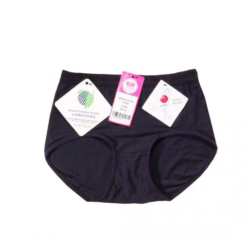 Cooling nano moisture wicking fiber flat underwear