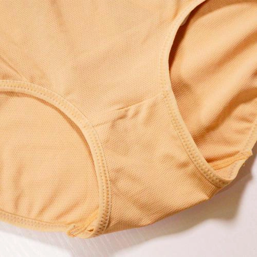 Cooling nano moisture wicking fiber flat underwear