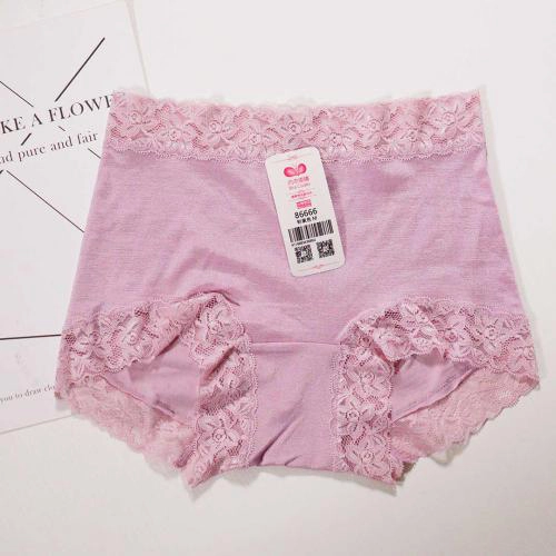 Outer silk and inner cotton express moisture wicking, gentle and breathable, comfortable underwear