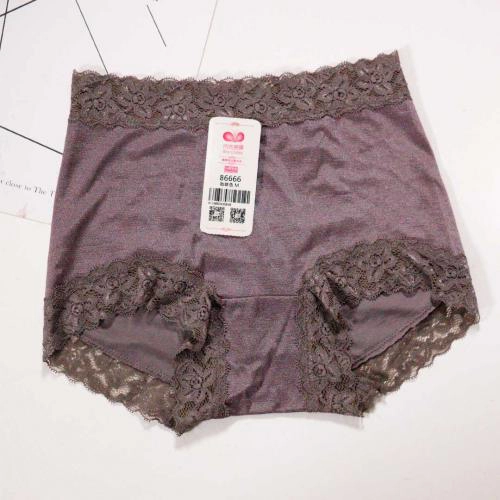 Outer silk and inner cotton express moisture wicking, gentle and breathable, comfortable underwear