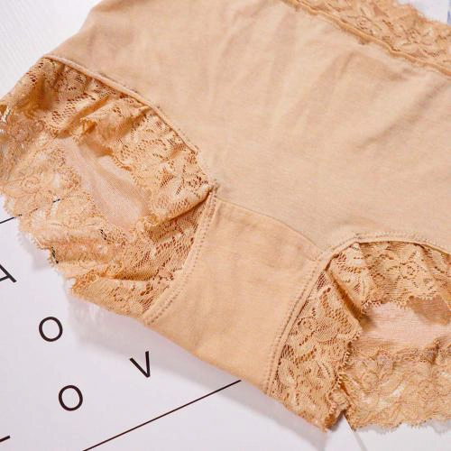 Outer silk and inner cotton express moisture wicking, gentle and breathable, comfortable underwear