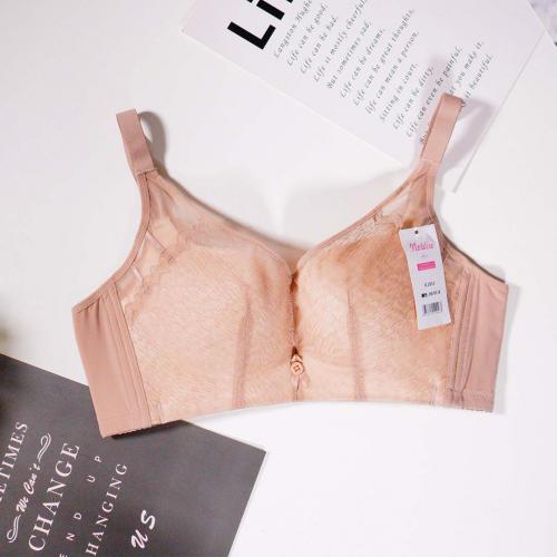 Comfortable Down Cotton Thin B Cup Adjusted Double Breasts Anti Expansion Non Steel Rim Underwear (NZ8908)