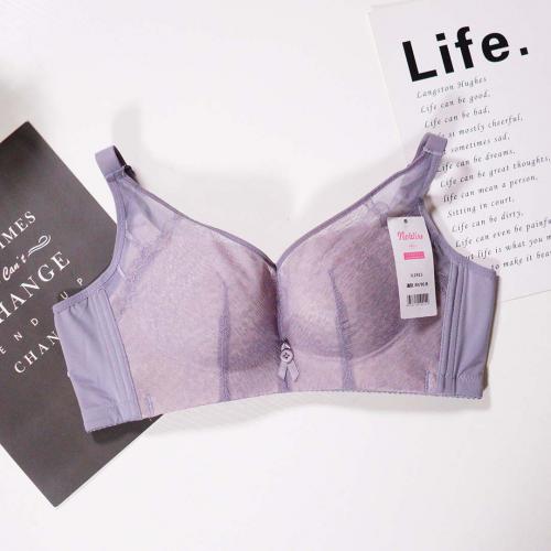 Comfortable Down Cotton Thin B Cup Adjusted Double Breasts Anti Expansion Non Steel Rim Underwear (NZ8908)