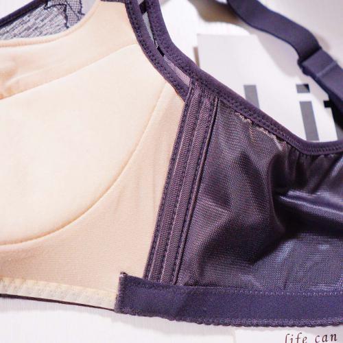 Comfortable Down Cotton Thin B Cup Adjusted Double Breasts Anti Expansion Non Steel Rim Underwear (NZ8908)