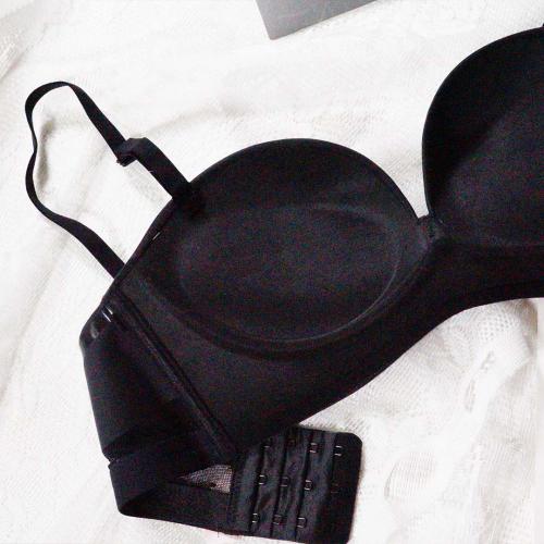 Small chest sexy seamless strapless anti slip invisible fashion gathering underwear