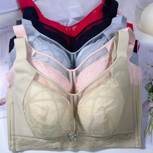 蕾絲大包覆D杯無鋼圈調整型內衣