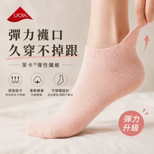 長絨棉薄款船襪