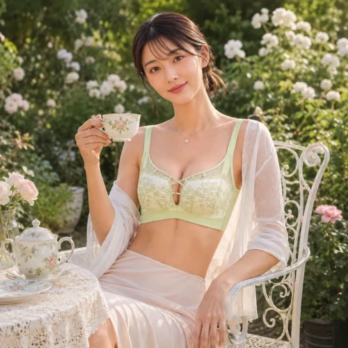 少女蕾絲推腋集中誘人調整型內衣